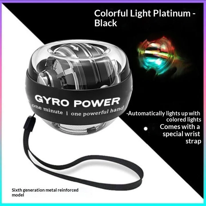 Gyro Power Wrist Exercise Ball – Stress Relief & Strength Trainer
